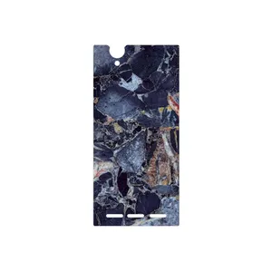 MAHOOT Broken black marble Cover Sticker for Sony Xperia T2 Ultra