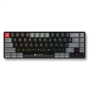Logikey K410B wireless gaming keyboard, Mechanical Outemu Red Switch, Tenkeyless, RGB Lighting