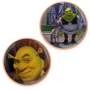 تراش مدل مخزن دار طرح کارتون شرک و خر شرک کد S11249-243 بسته دو عددی