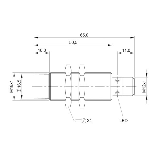 سنسور القایی بالوف مدل BAW M18MG-UAC80F-S04G سنسور القایی بالوف مدل BAW M18MG-UAC80F-S04G