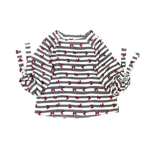 بلوز آستین سه ربع زنانه مدل واشری 01