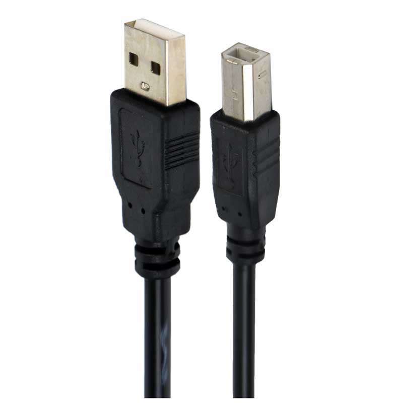 کابل پرینتر شارک مدل usb2.0 HIGH SPEED طول 3 متر کابل پرینتر شارک مدل usb2.0 HIGH SPEED طول 3 متر