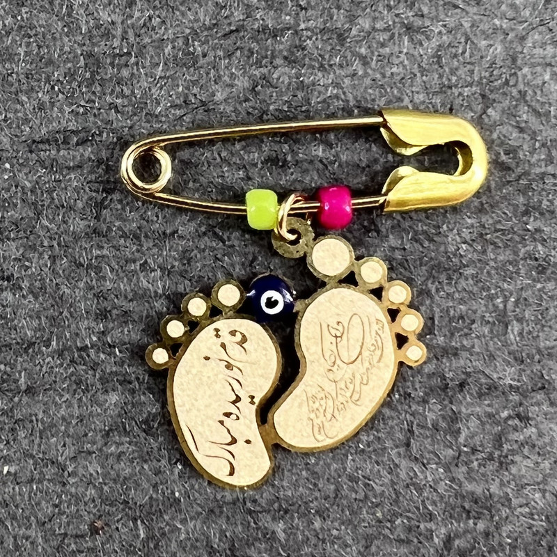 سنجاق سینه طلا مدل dk005