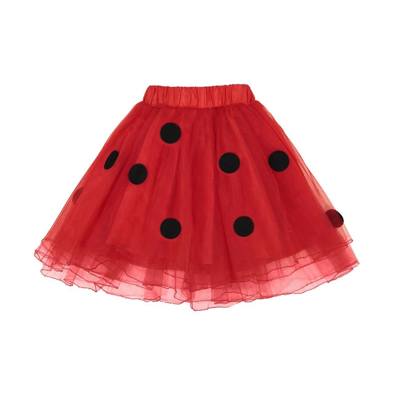 دامن دخترانه مدل کفشدوزکی 2025