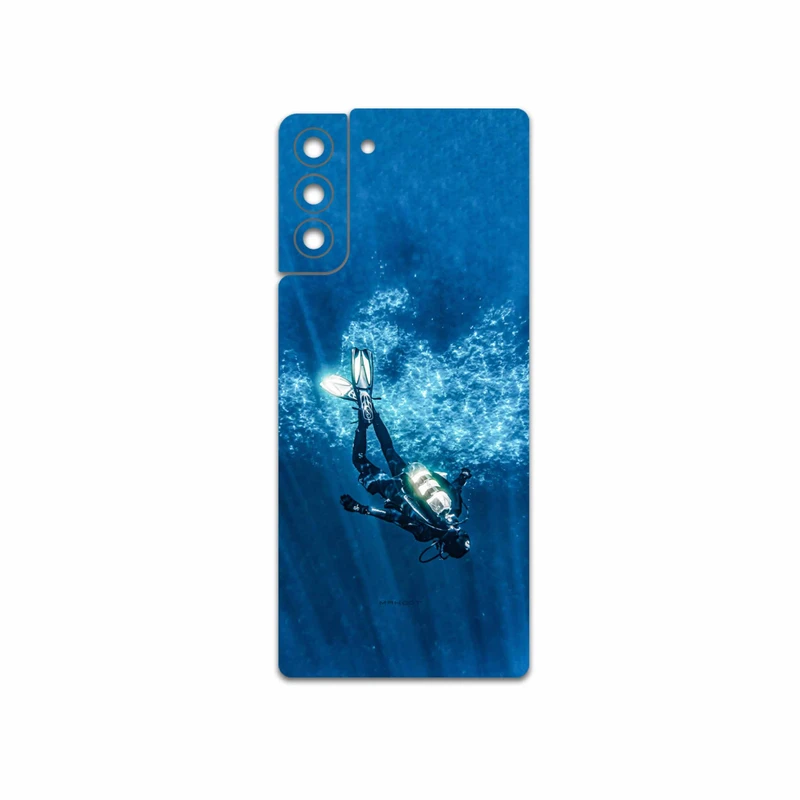 برچسب پوششی ماهوت مدل Scuba-Diving مناسب برای گوشی موبایل سامسونگ Galaxy S21 Plus 5G