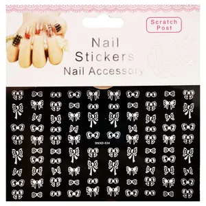 استیکر طراحی ناخن مدل پاپیون کد SNXD-034