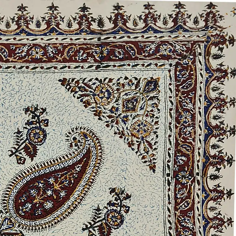 سفره قلمکار عطریان طرح بته جقه افشاری کد G479