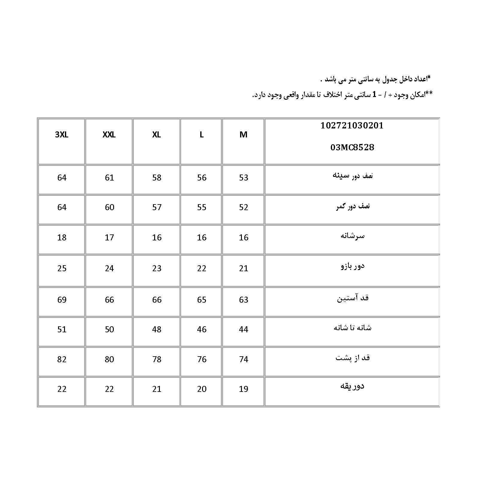 پیراهن آستین بلند مردانه پاتن جامه مدل کلاسیک 102721030201539 طرح چهارخانه -  - 10