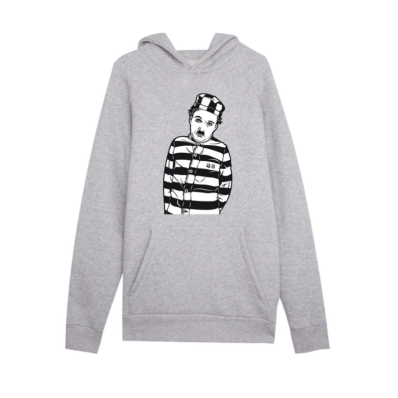 هودی زنانه مدل چارلی چاپلین کد 333