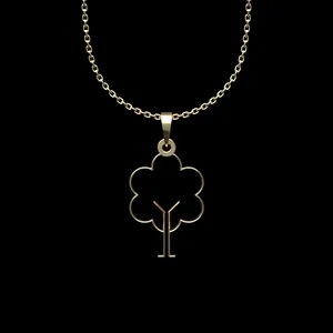 گردنبند طلا 18 عیار زنانه مدوپد مدل درخت کد L2-1-1020