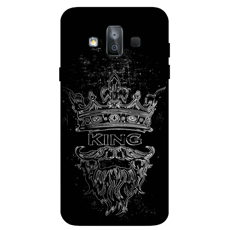 کاور مگافون طرح پادشاه مدل 1896 مناسب برای گوشی موبایل سامسونگ Galaxy J7 Duo / J720          