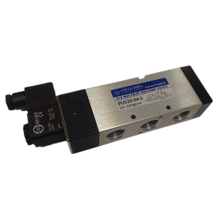 شیربرقی پنوماتیک شاکو مدل PU520-04-S 5-2 1/2