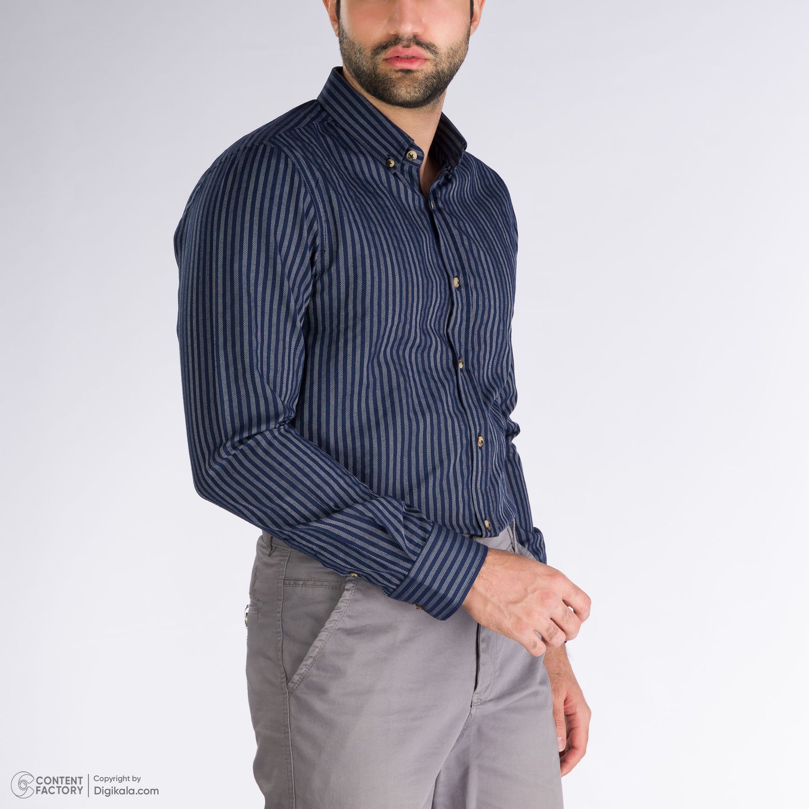 پیراهن آستین بلند مردانه پاتن جامه مدل 402721020215290 -  - 2