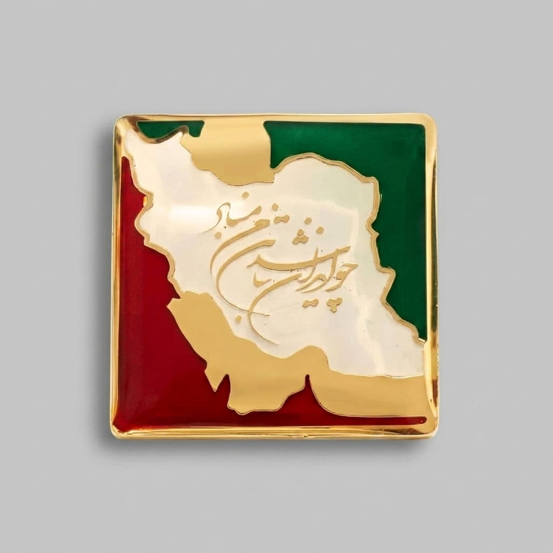 گل سینه زنانه مدل چو ایران نباشد تن من مباد