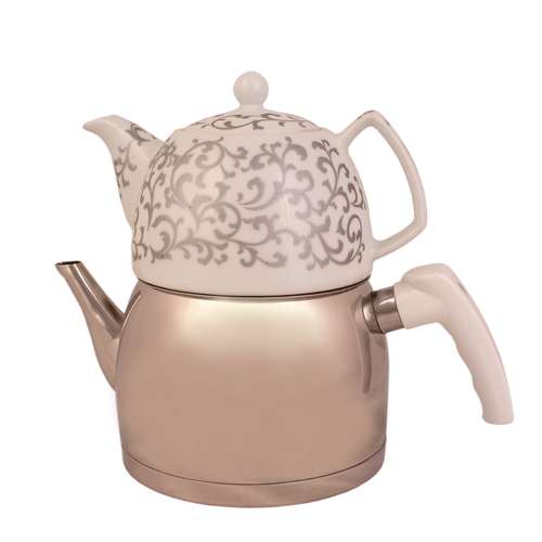 ست کتری و قوری آکیلیس مدل کف چدن کد 4060