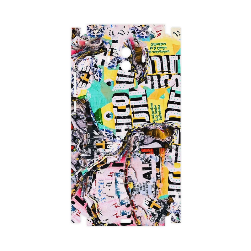 برچسب پوششی ماهوت مدل Collage of Teared Paper-FullSkin مناسب برای گوشی موبایل هوآوی Mate 10