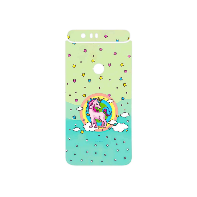 برچسب پوششی ماهوت مدل Rainbow unicorn adventure مناسب برای گوشی موبایل گوگل Nexus 6P