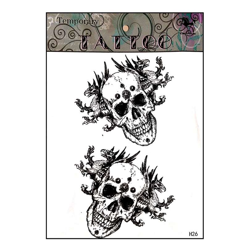 تتو موقت طرح اسکلت مدل h26