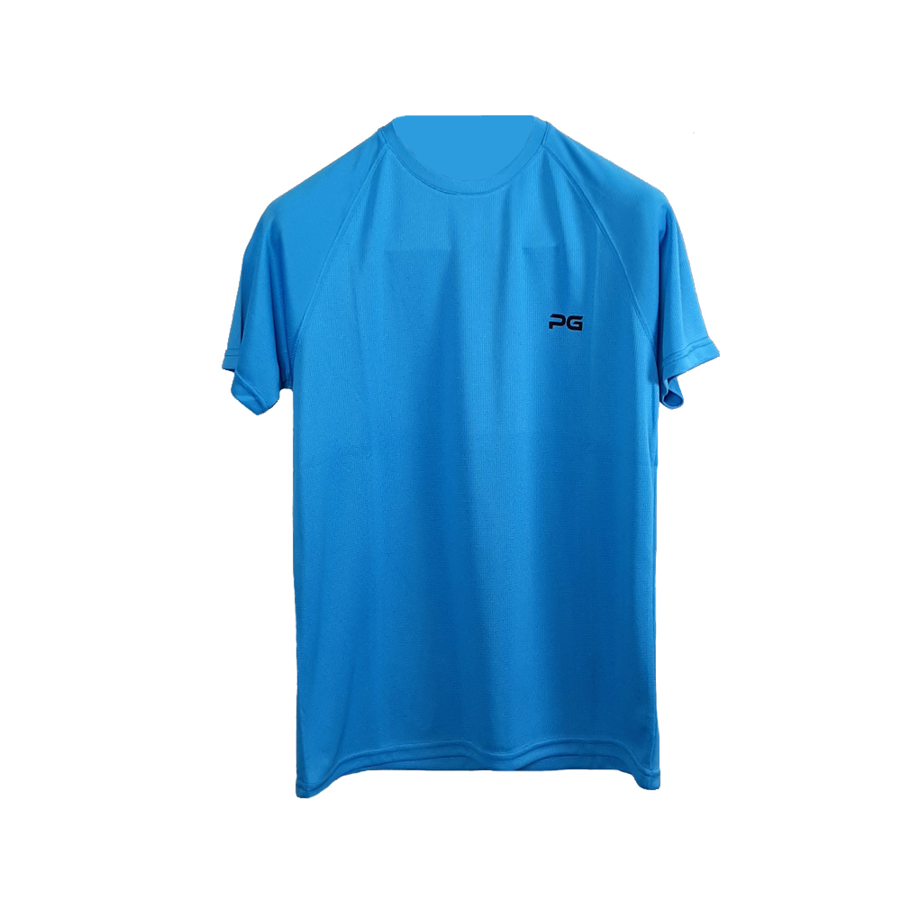 تی شرت ورزشی مردانه پرگان مدل آسا رنگ فیروزه ای