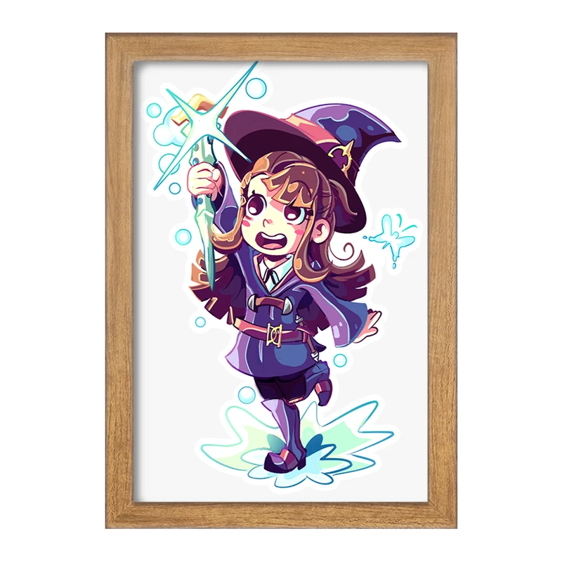 تابلو خندالو مدل اکو انیمه جادوگران کوچک Little Witch Academia  کد 22959