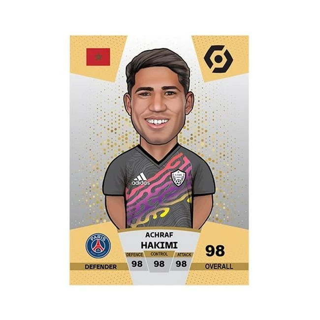 اسباب بازی زینتی کیمدی مدل اشرف حکیمی ۲۰۲۴ پریمیوم ستارگان آینده 