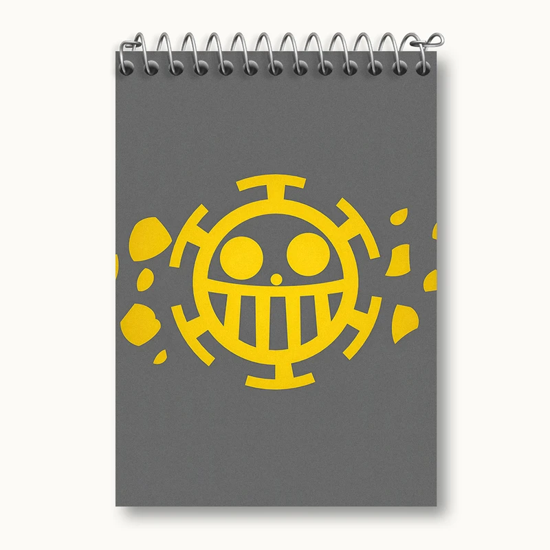 دفتر یادداشت 50 برگ خندالو طرح انیمه وان پیس کد N5477