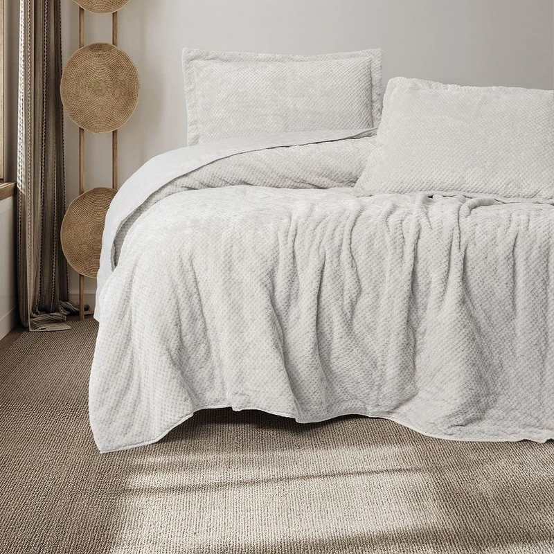 سرویس روتختی 2 نفر 3 تکه کاتن باکس مدل Softness Y.Ortusu Boleta Tas C.K