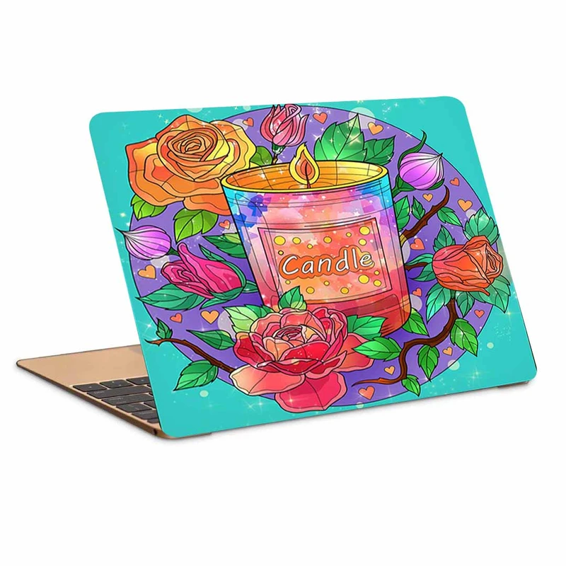 استیکر لپ تاپ طرح نقاشی فانتزی  کد P-1423 مناسب برای لپ تاپ 15 تا 17 اینچ