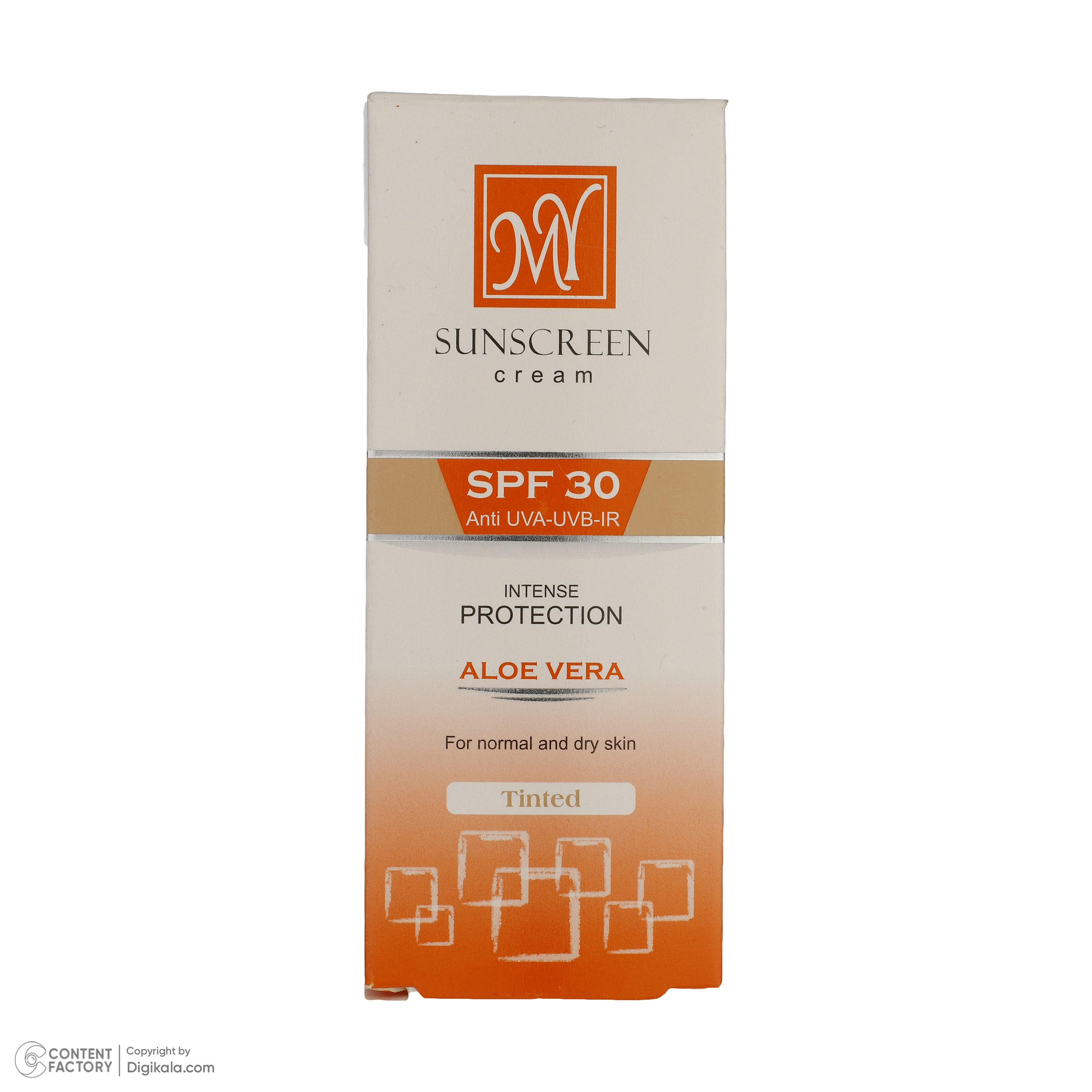کرم ضد آفتاب رنگی مای مدل SPF30 محافظ UVA ،UVB، ضد چروک، ضد لک، ضد پیری، ضد آب، مناسب پوستهای خشک و معمولی حجم 50 میلیلیتر
