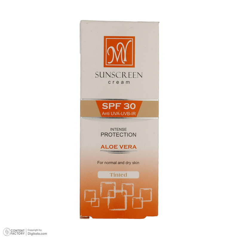 کرم ضدآفتاب رنگی مای مدل SPF30، مناسب پوست‌های خشک و معمولی، حجم 50 میلی‌لیتر
