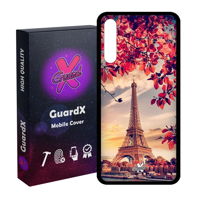 کاور گارد ایکس طرح Eiffel Tower مدل Glass10125 مناسب برای گوشی موبایل هوآوی Y8P / P Smart S
