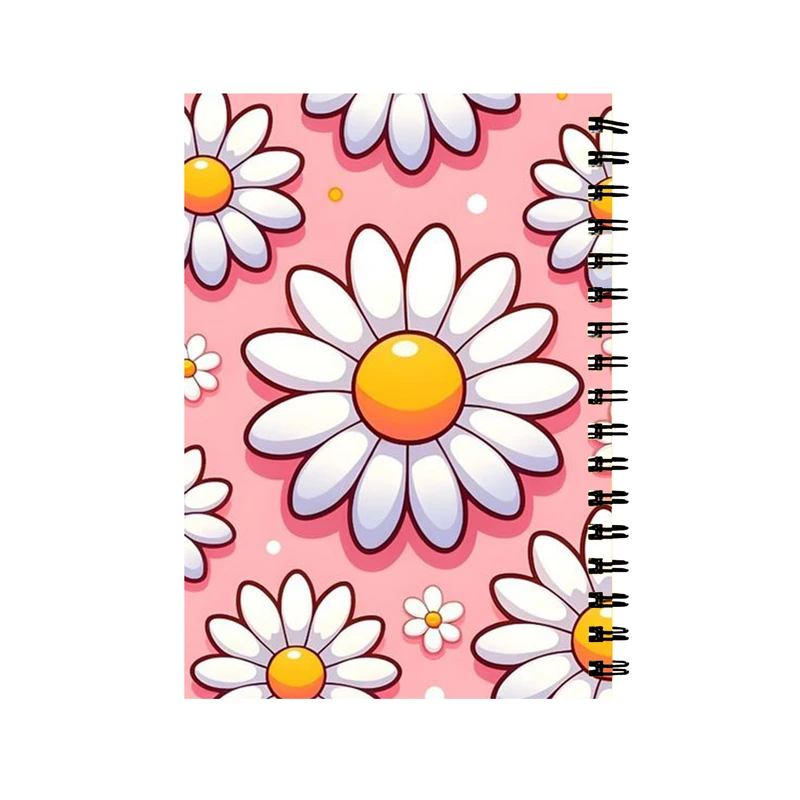 دفتر مشق 50 برگ طرح گل کد 02