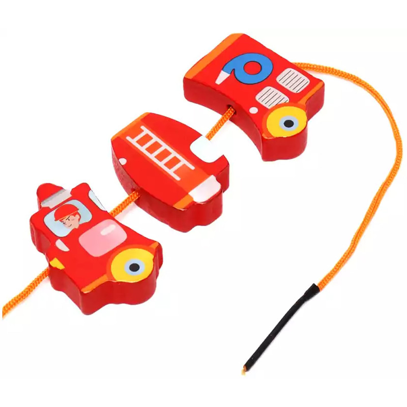 پازل آموزشی سمید مدل جورچین برشی طرح ماشین های امدادی