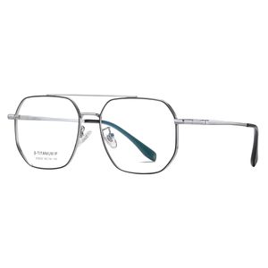 فریم عینک طبی چند ضلعی مدل ST6222C125-P298 مناسب برای انواع صورت