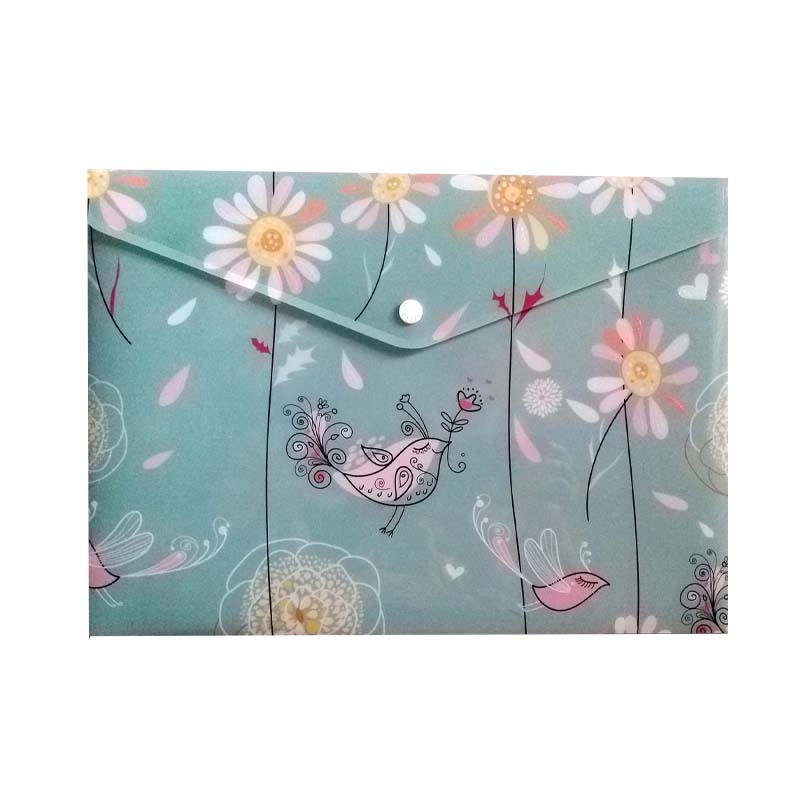 پوشه دکمه دار پاپکو مدل شانه به سر کد P-119