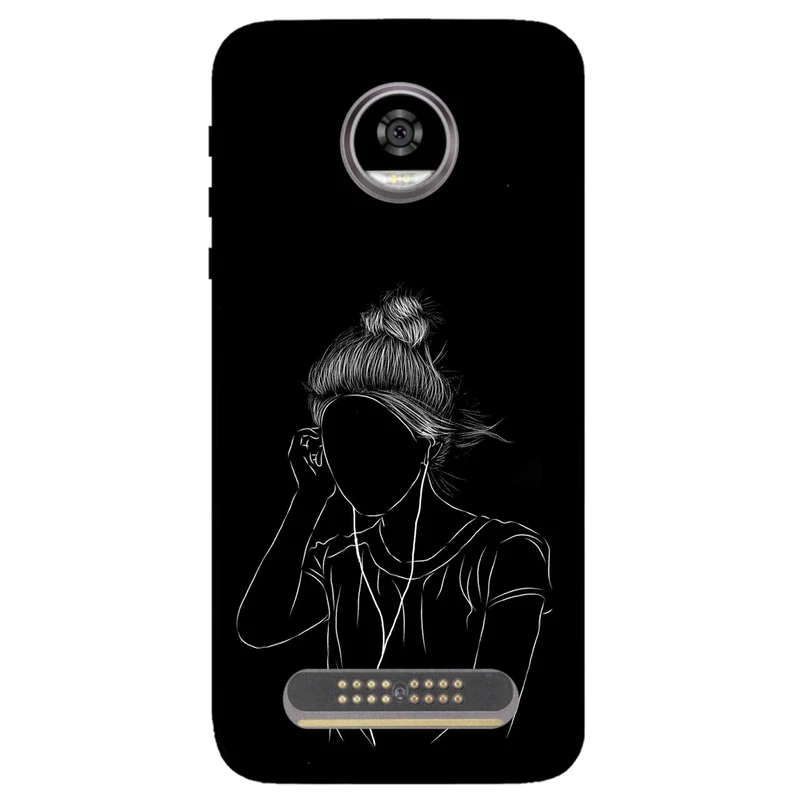 کاور مگافون طرح مینیمال مدل 1858 مناسب برای گوشی موبایل موتورولا Moto Z2 Play