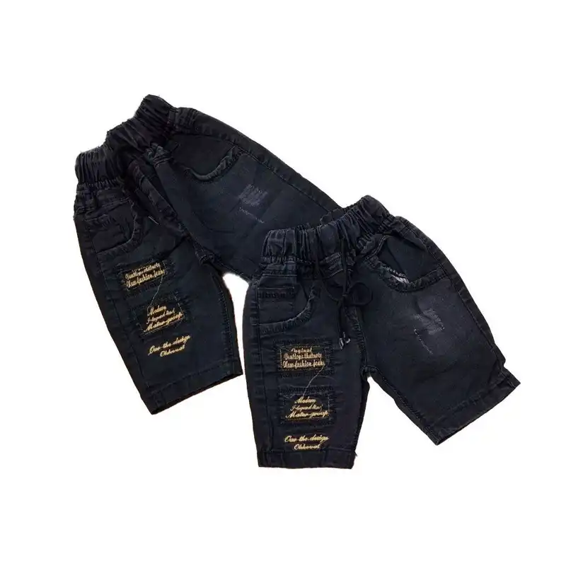 شلوارک پسرانه مدل جین اسپورت