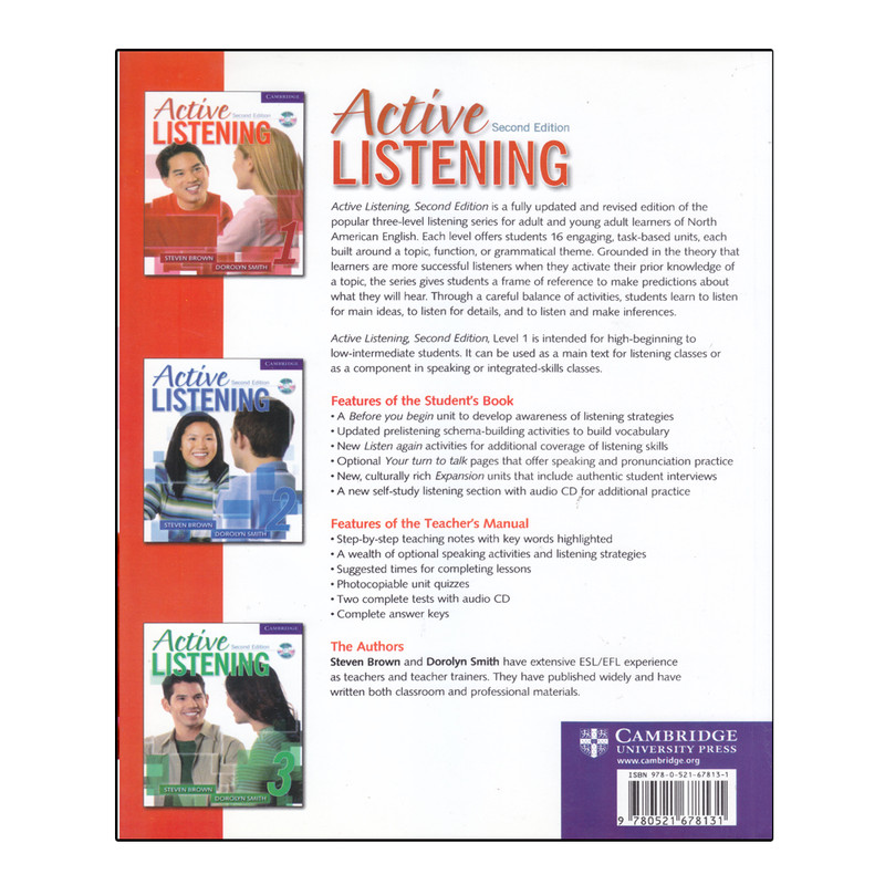 کتاب Active Listening 1 Second Edition اثر Steven Brown And Dorolyn Smith انتشارات الوندپویان کتاب Active Listening 1 Second Edition اثر Steven Brown And Dorolyn Smith انتشارات الوندپویان