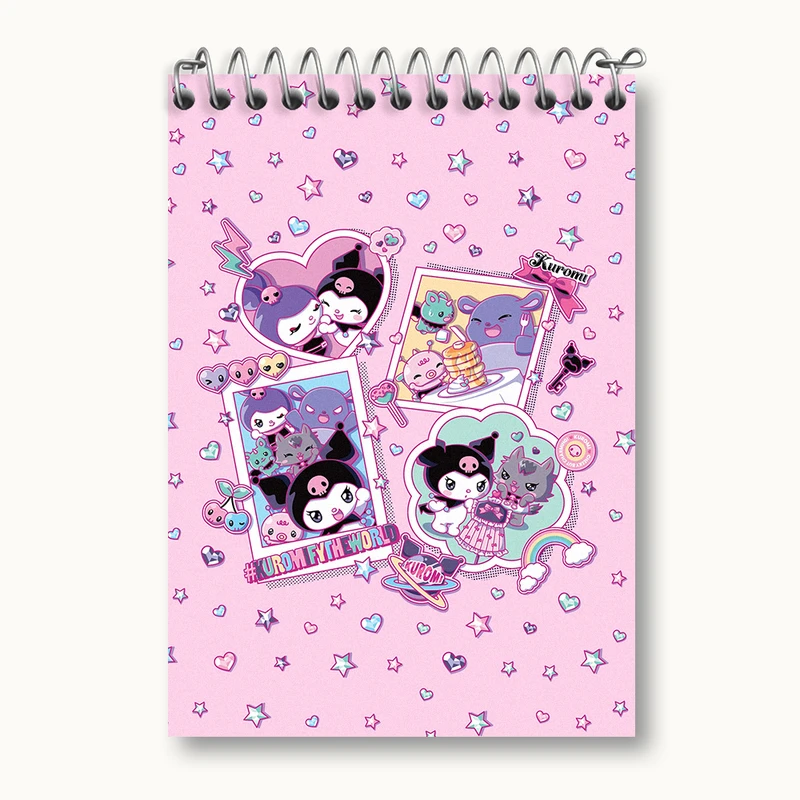 دفتر یادداشت 50 برگ خندالو طرح کرومی (Kuromi) کد N4232