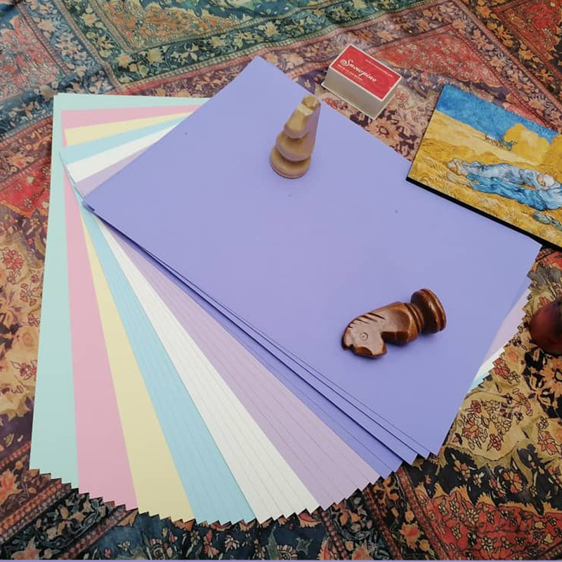 مقوا رنگی تیما کد QP سایز 20x30 سانتی متر بسته 35 عددی