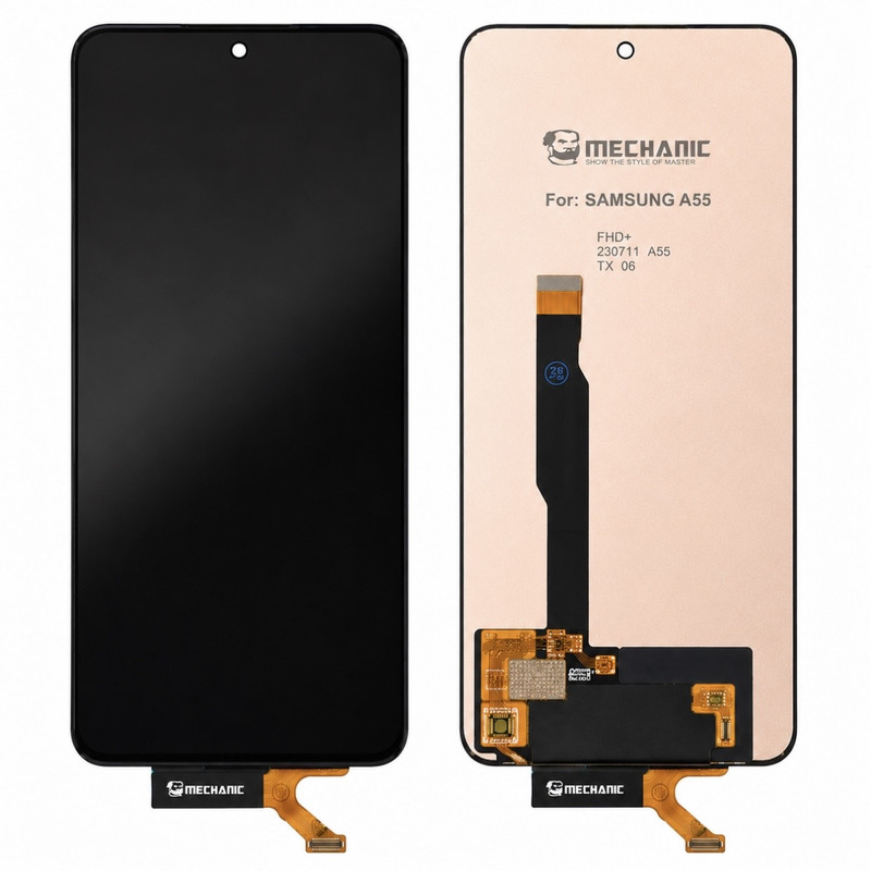 تاچ و ال سی دی با فریم برند مکانیک کد SM-A556B/DC مناسب برای گوشی موبایل سامسونگ galaxy a55