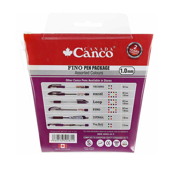 خودکار کنکو مدل Fino کد 12P بسته 12 عددی