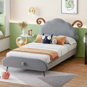 تخت خواب یک نفره مدل گوزن سایز 90x200 سانتی متر 