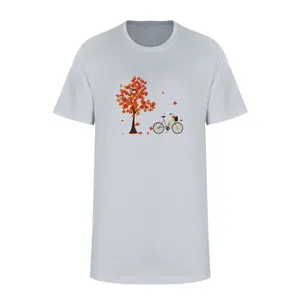 تی شرت آستین کوتاه زنانه مدل BEAUTIFULL کد L347 رنگ طوسی