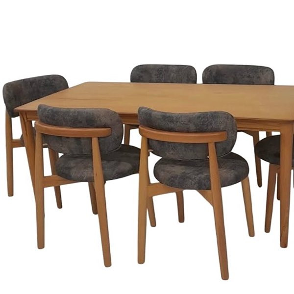 میز و صندلی ناهارخوری شش نفره گالری آدرینو مدرن مدل پرومکس کد۶۶۷۷