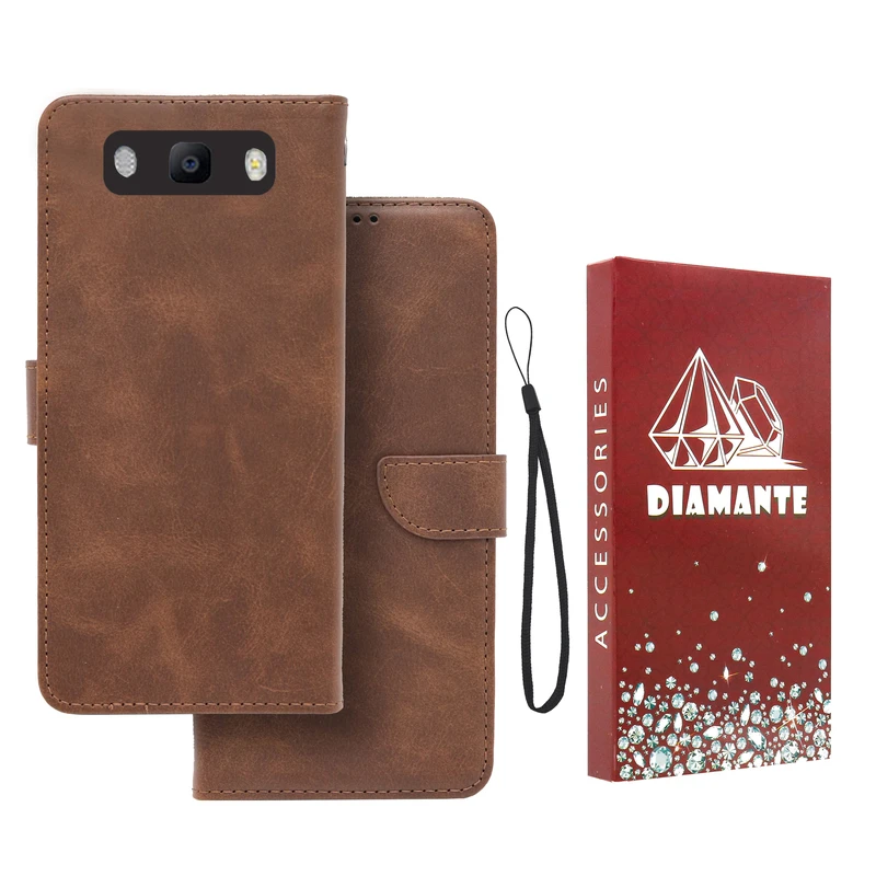 کیف کلاسوری دیامانته مدل Band Rd مناسب برای گوشی موبایل سامسونگ Galaxy J710 / J7 2016 به همراه بندآویز