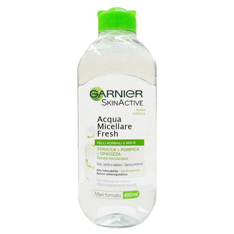 مراقبت پوست محلول پاک کننده آرایش صورت گارنیه مدل Aqua Micellare حجم 400 میلی لیتر