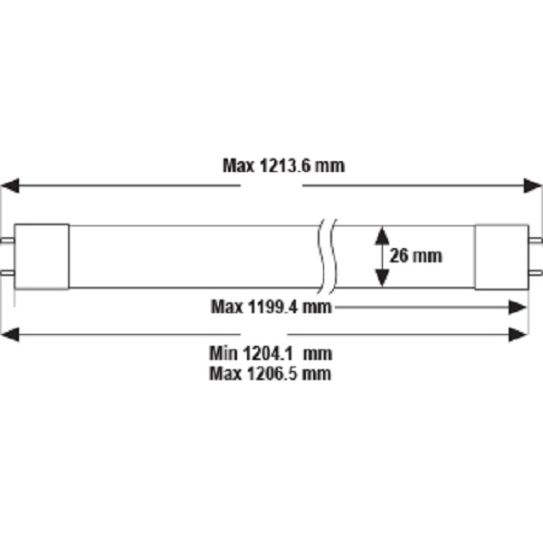 لامپ مهتابی ال ای دی 18 وات پارس شهاب مدل LED TUBE پایه G13 لامپ مهتابی ال ای دی 18 وات پارس شهاب مدل LED TUBE پایه G13
