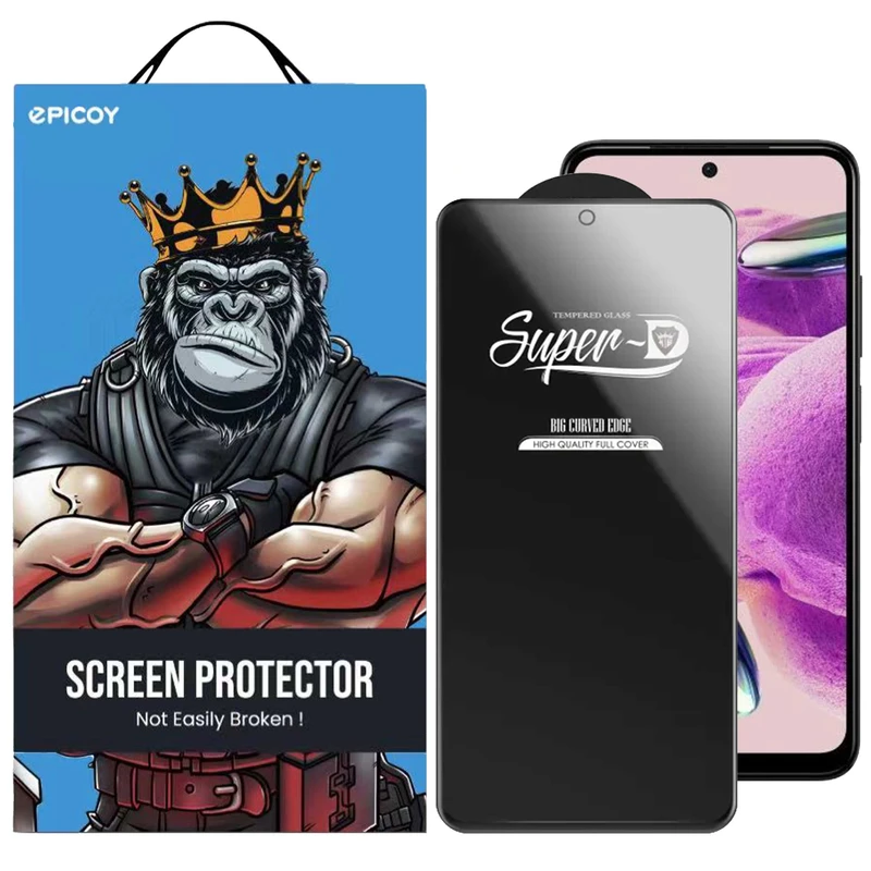 محافظ صفحه نمایش اپیکوی مدل Super 5D مناسب برای گوشی موبایل شیائومی Redmi Note 12S/Redmi Note 11S 4G/Poco M4 Pro 4G 