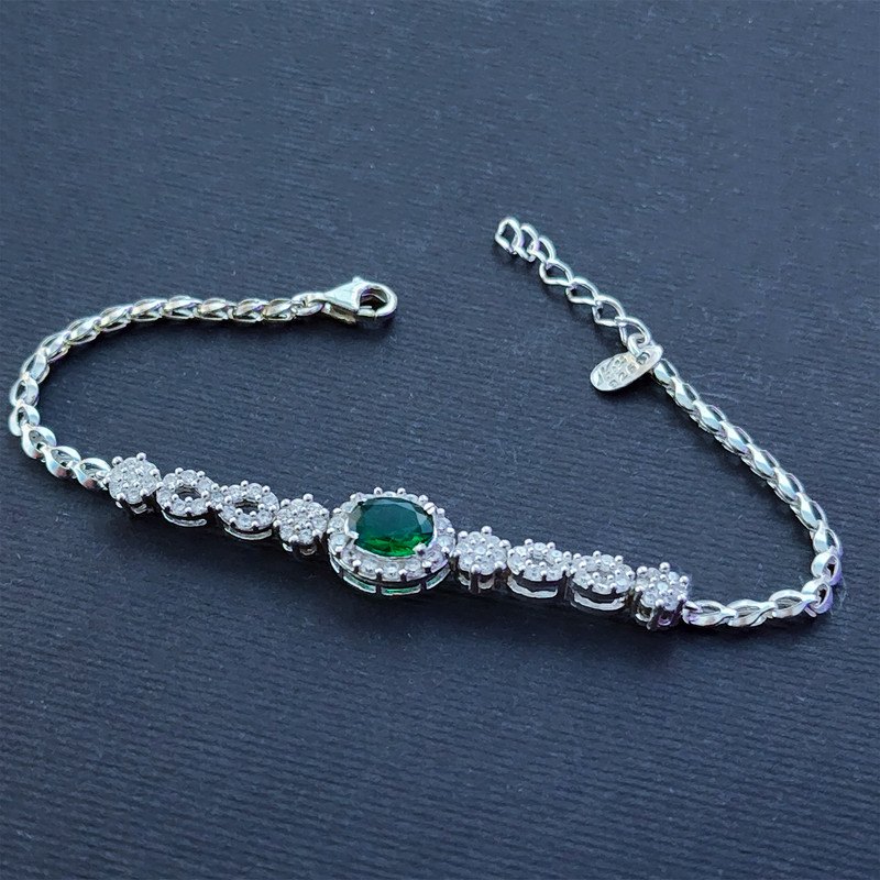 دستبند نقره زنانه مدل 30559